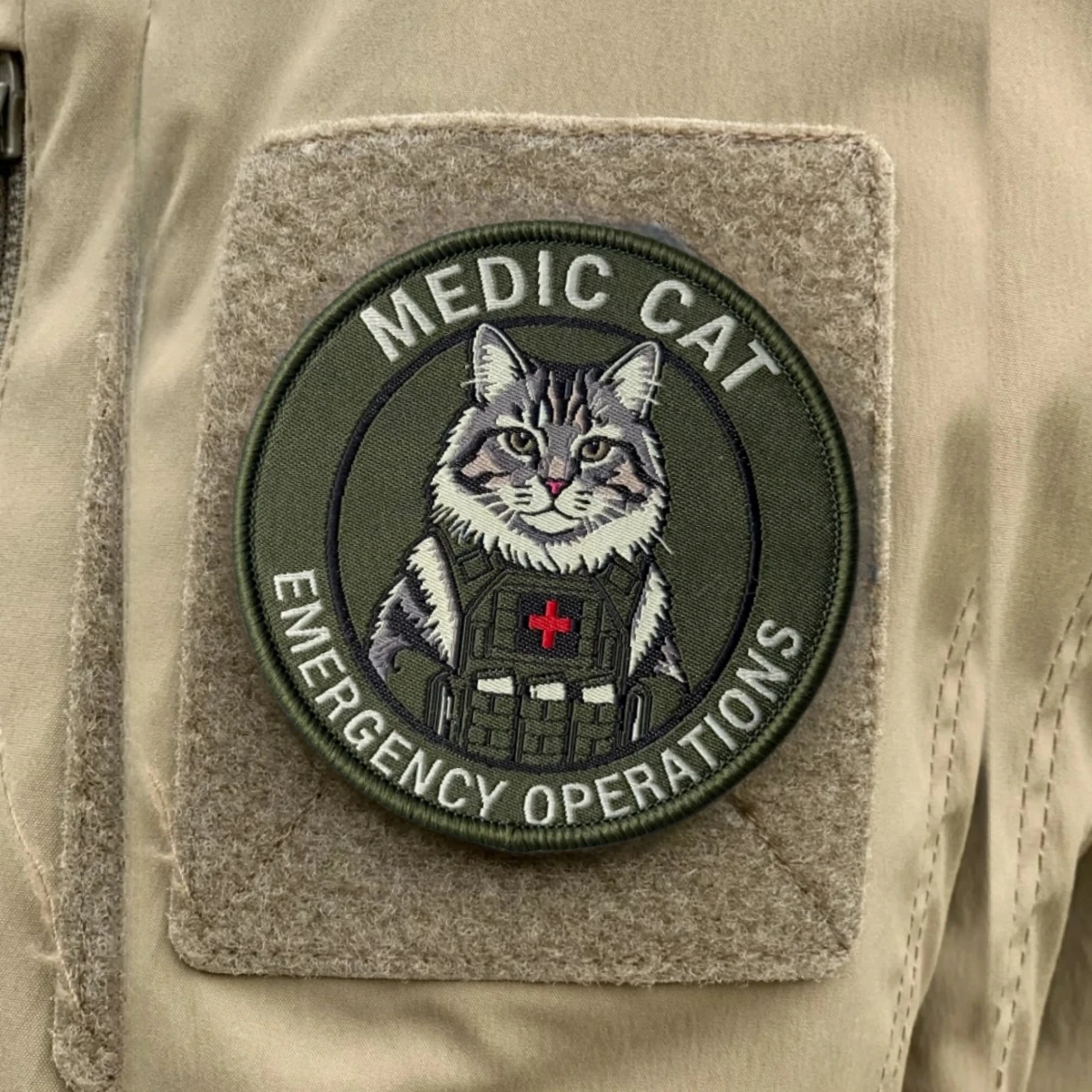 Parche Velcro Tactical MEDIC Operaciones de Emergencia – Moral Militar - imagen 5