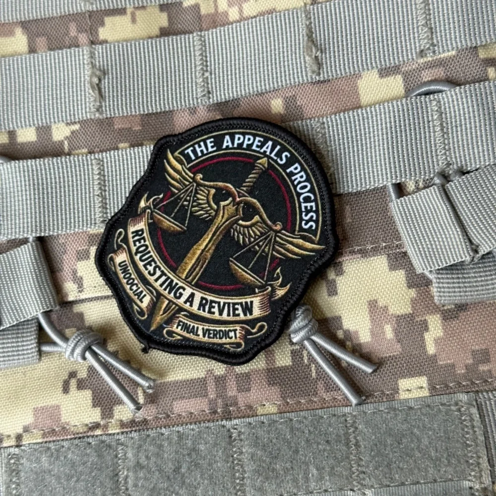Parche táctico con velcro e insignia de la Balanza - imagen 2