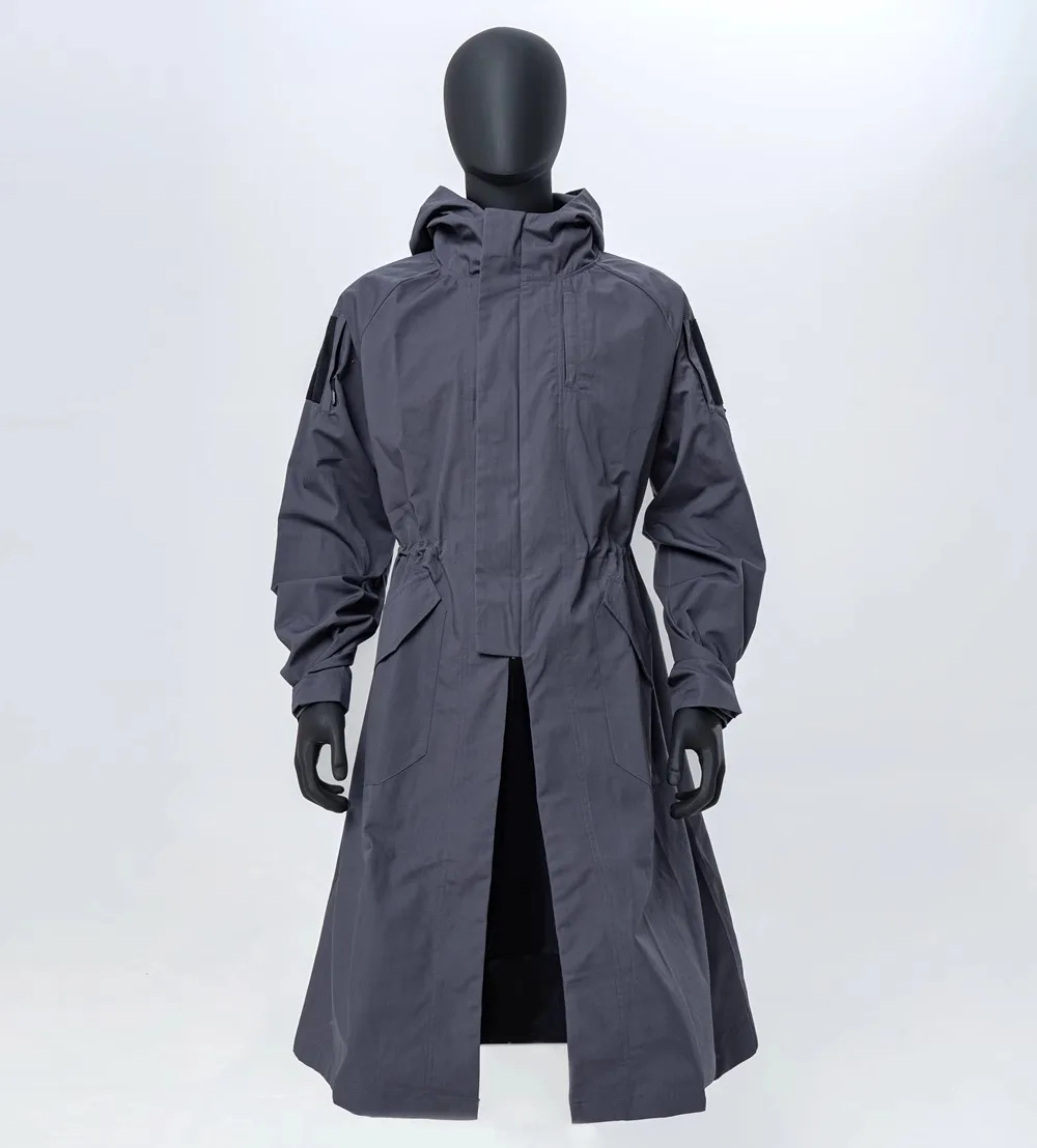Cortavientos táctico industrial bata de combate chaqueta holgada - imagen 2