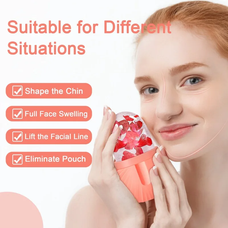 Molde de silicona para cubitos faciales