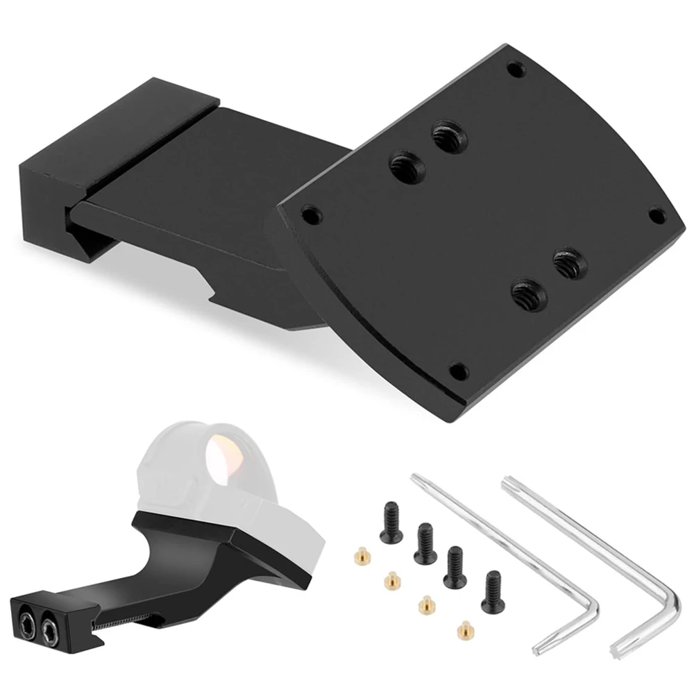 Adaptador de mira Picatinny 35° para punto rojo con montaje óptico