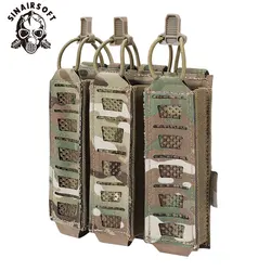 Bolsa táctica SINAIRSOFT para cargadores MP5 MP7 con elásticos