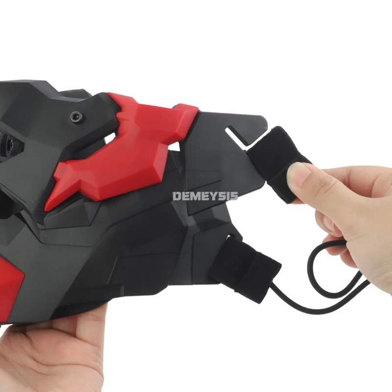 Máscara táctica de media cara transpirable para paintball y tiro - imagen 4
