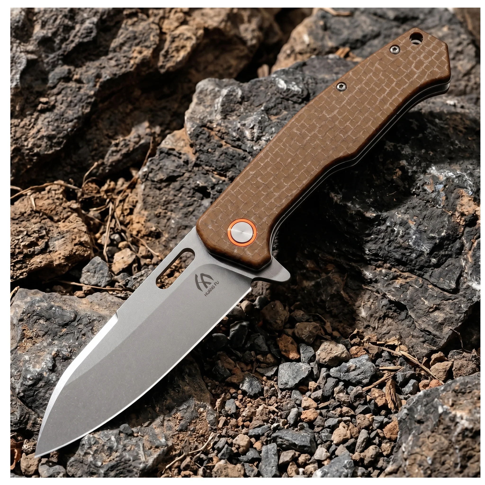 Cuchillo plegable táctico multifunción al aire libre para hombre - imagen 5