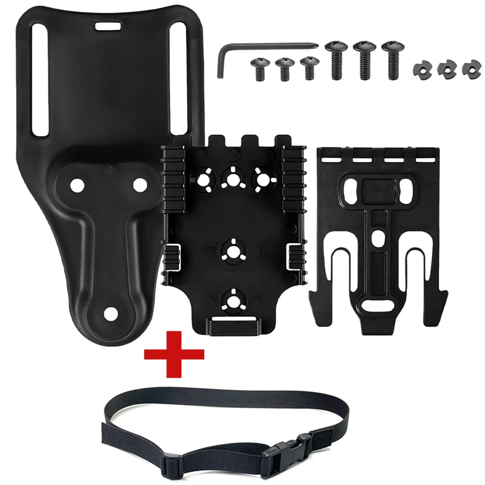 Funda táctica de pierna con anclaje QLS y anilla para cinturón - imagen 4
