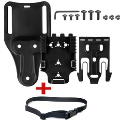 Funda táctica de pierna con anclaje QLS y anilla para cinturón