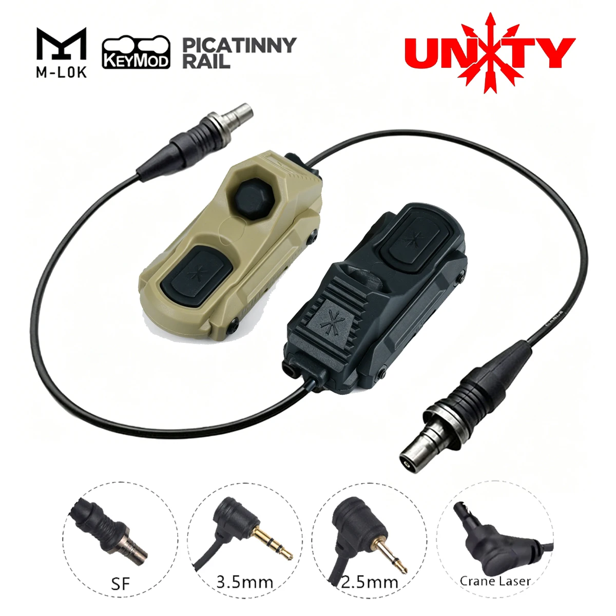 UNITY AXON SF interruptor de presión táctico para M-LOK KeyMod - imagen 3