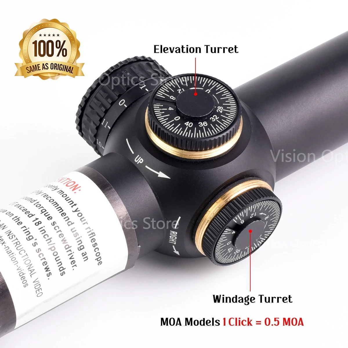 Mira telescópica táctica para rifle SFP con retícula BDC - imagen 2
