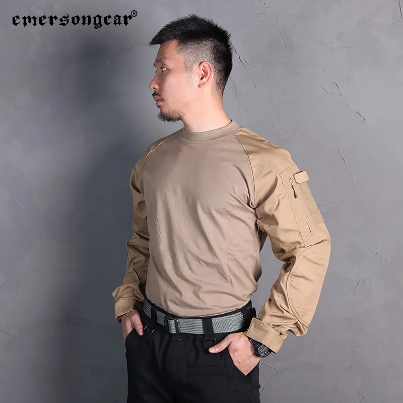 Camiseta táctica Emersongear manga larga nylon – Caza senderismo outdoor - imagen 4