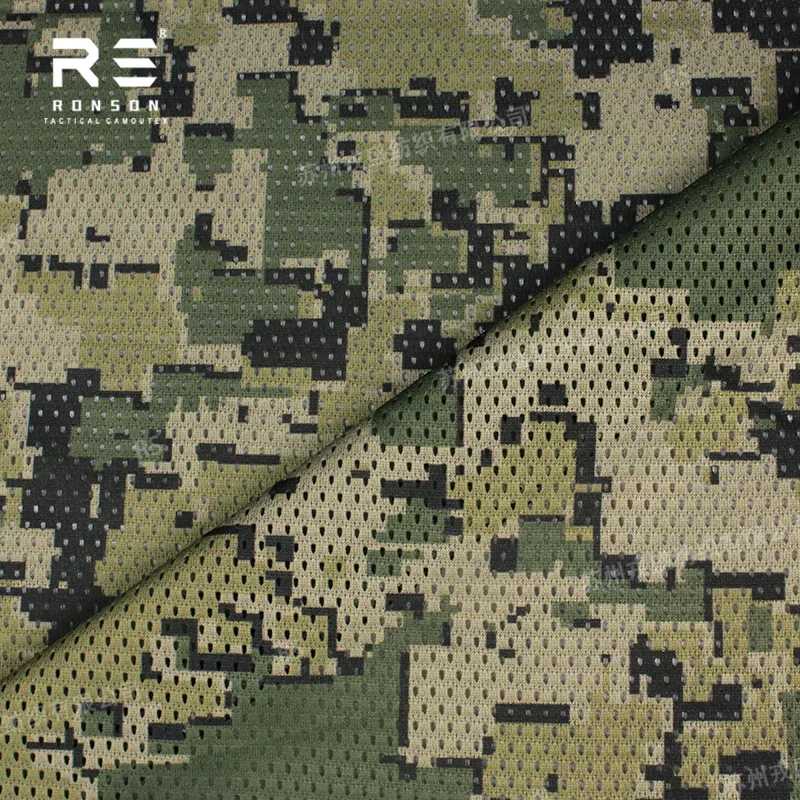 Tela de malla reversible de camuflaje Woodland holandés - imagen 3