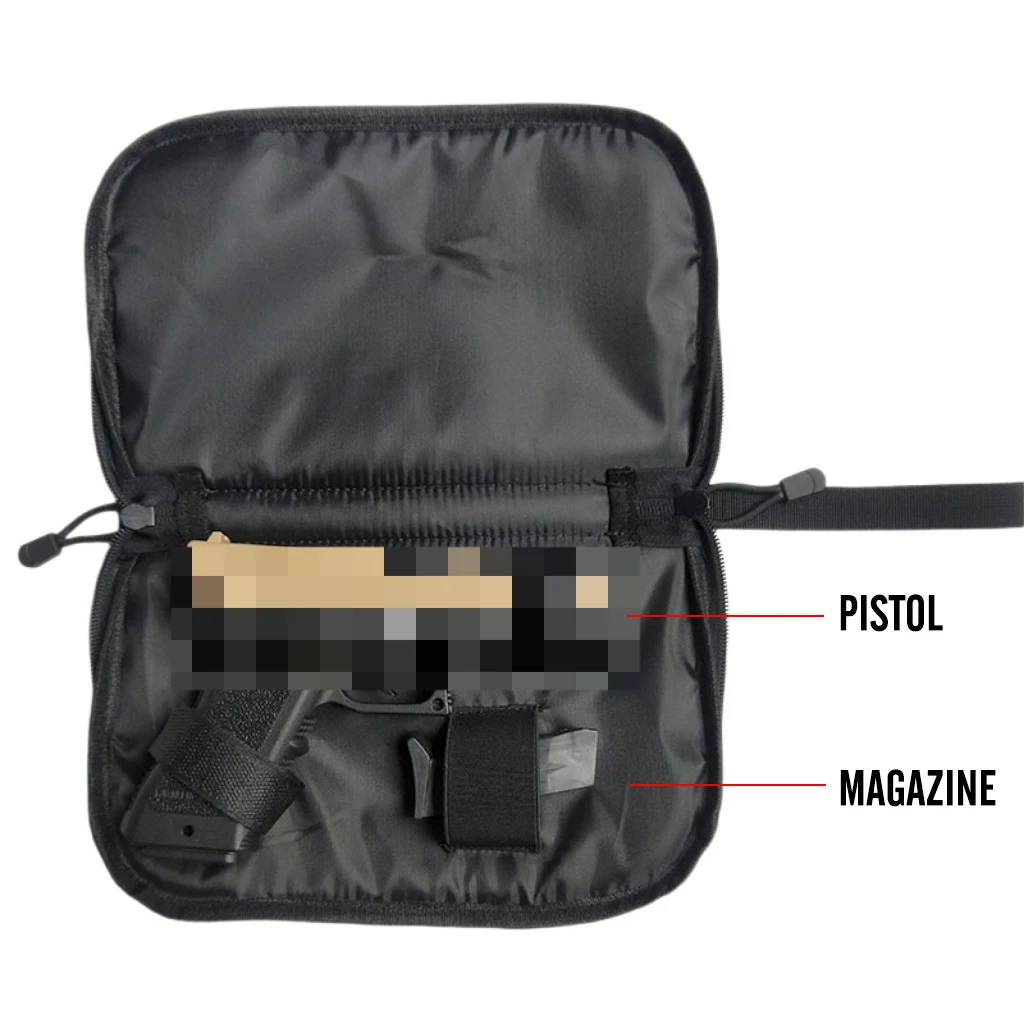 Funda táctica pistola universal con correa y cargador Glock Beretta - imagen 4