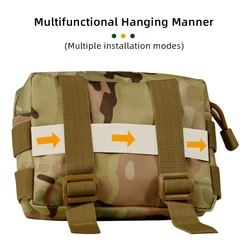 BOOIU Riñonera táctica MOLLE compacta EDC para organización