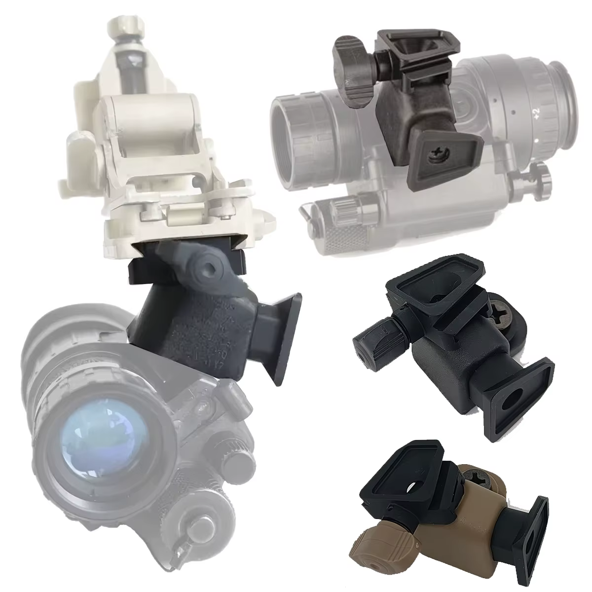 Adaptador NVG PVS-14 cola de milano antivibración Wilcox L4G24 - imagen 2