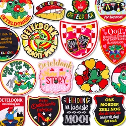 Parche bordado Oeteldonk para planchar y coser – emblema carnaval