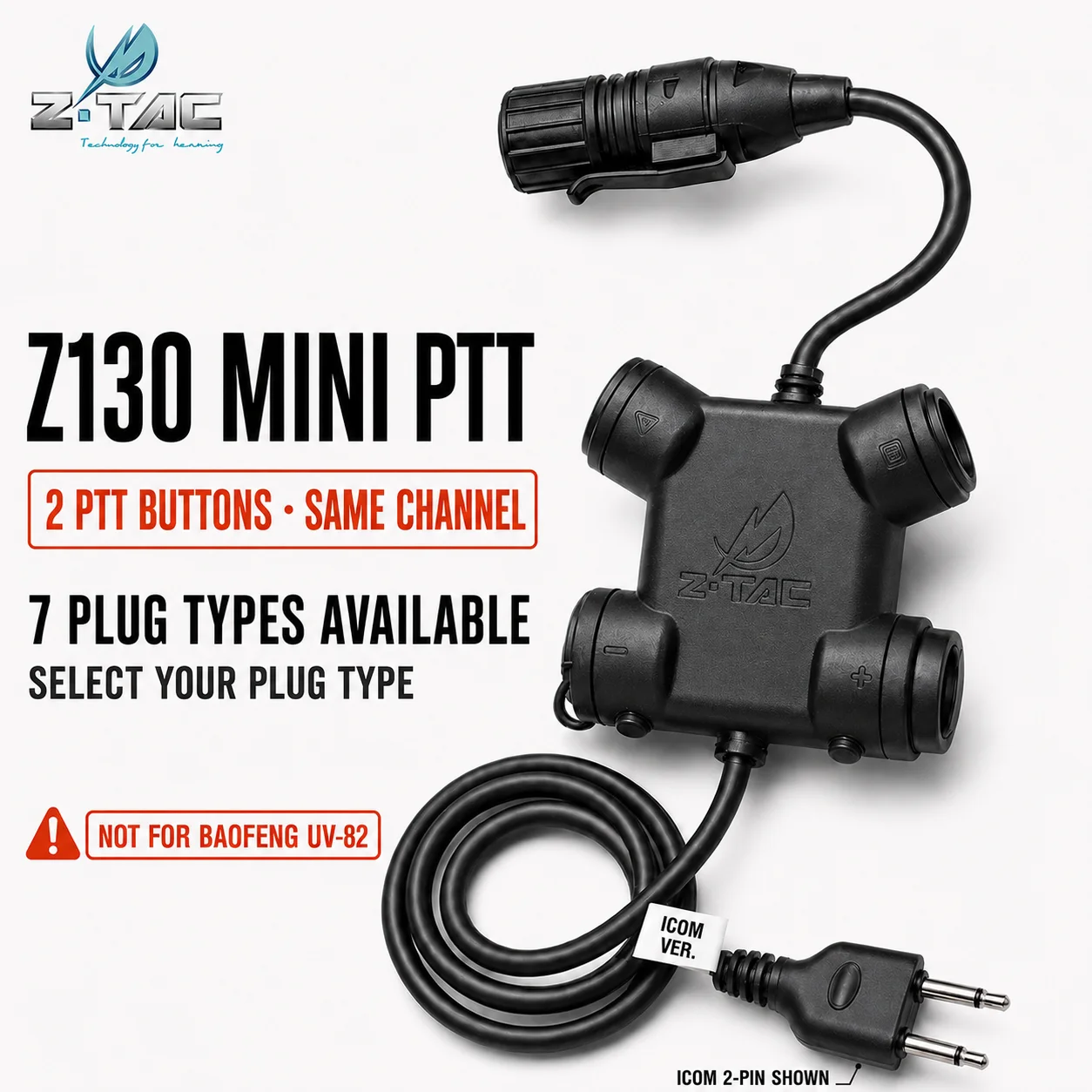Auriculares Kenwood con micrófono para comunicación por radio - imagen 2