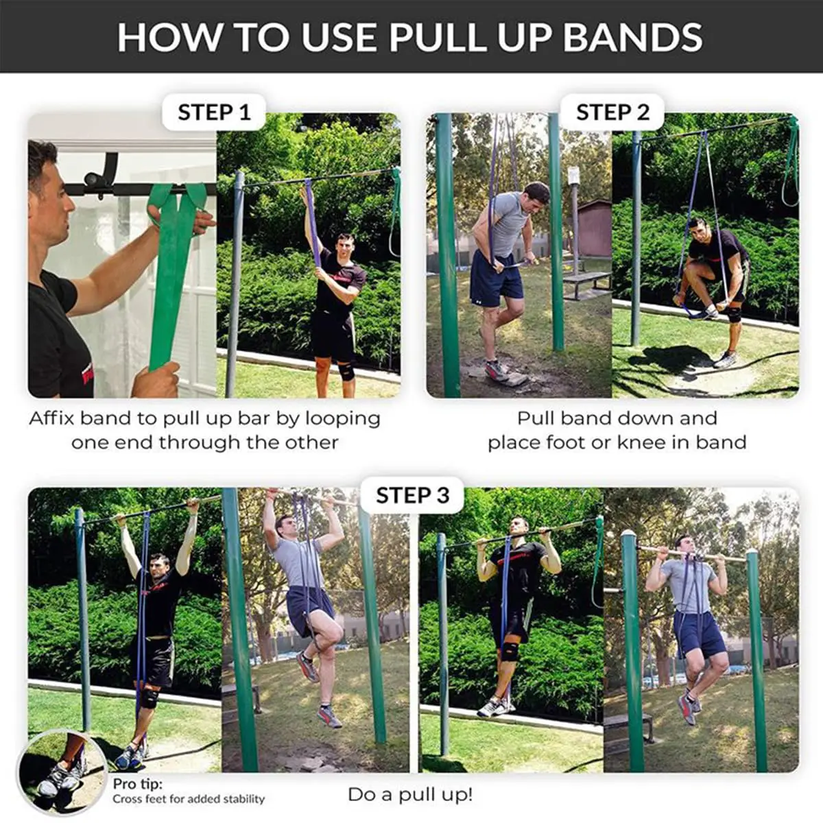 Bandas de resistencia látex natural para flexiones y estiramiento - imagen 3