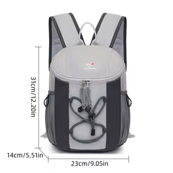 Mochila táctica ligera con cordón – Daypack senderismo y viaje