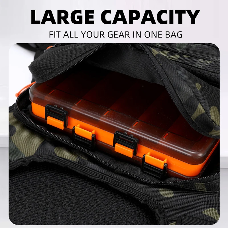 Bolsa táctica de pecho unisex: correr, ciclismo, camping, moto - imagen 4