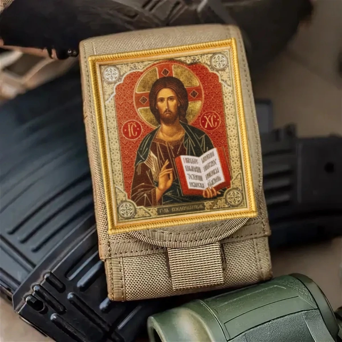 Parche táctico militar velcro El Señor Todopoderoso para ropa - imagen 5