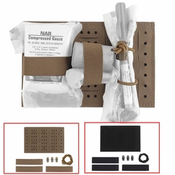 Bolsa médica táctica adaptador con panel organizador para botiquín