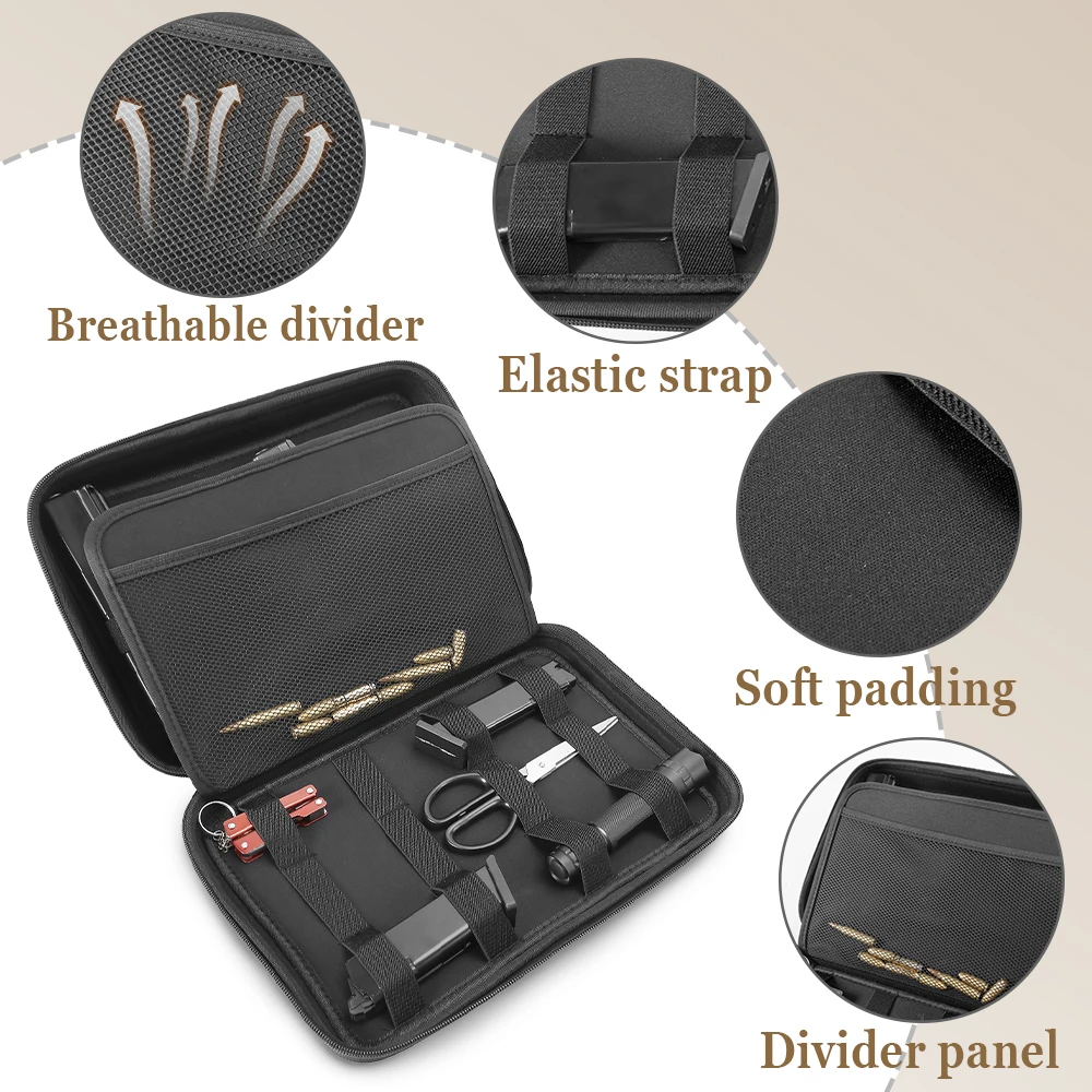 Bolsa táctica pistola EDC ripstop para cuchillos y herramientas
