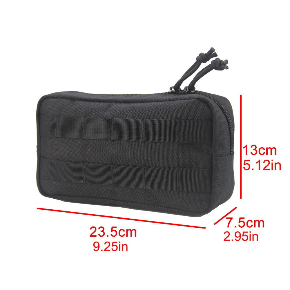 Bolsa táctica MOLLE de mano con velcro, EDC para uso diario - imagen 2