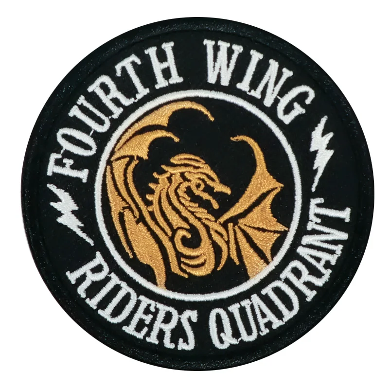 Parche táctico Fourth Wing Riders termoadhesivo para ropa y gorras