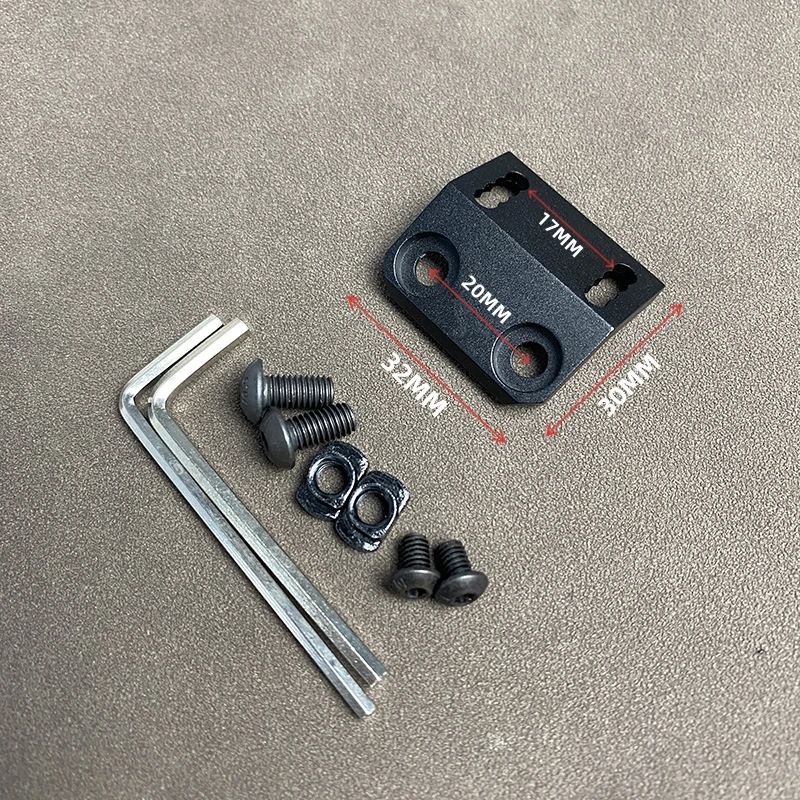 RM45 Soporte linterna táctica M-LOK Picatinny airsoft - imagen 3