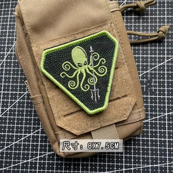 Parche bordado táctico Trident Octopus – Proyectos Especiales