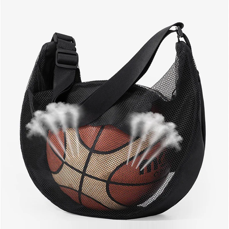 Bolso cruzado de malla transpirable para fútbol baloncesto voleibol