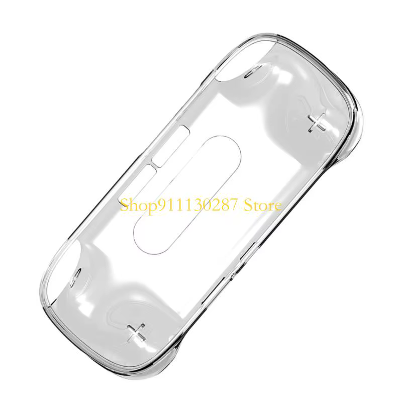 Funda transparente con bordes elevados para botones