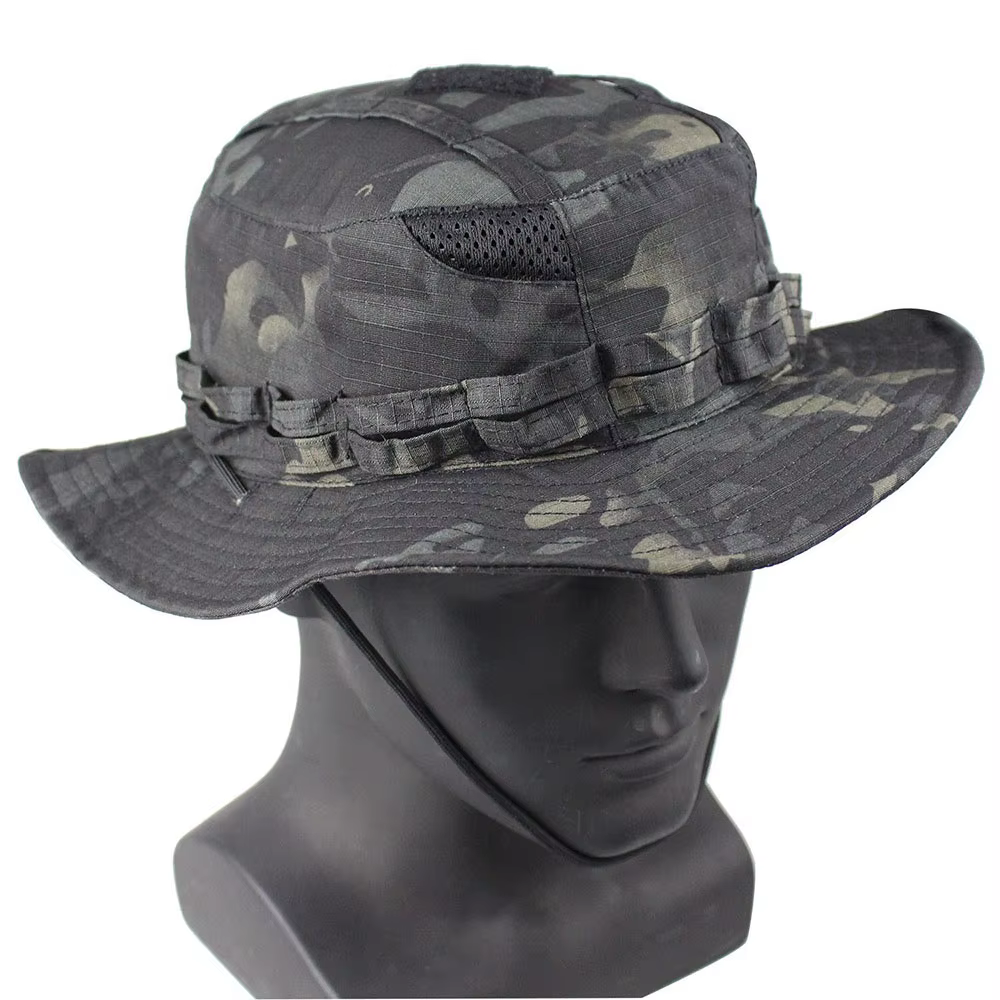 Sombrero boonie táctico camuflaje ala ancha protección solar - imagen 2