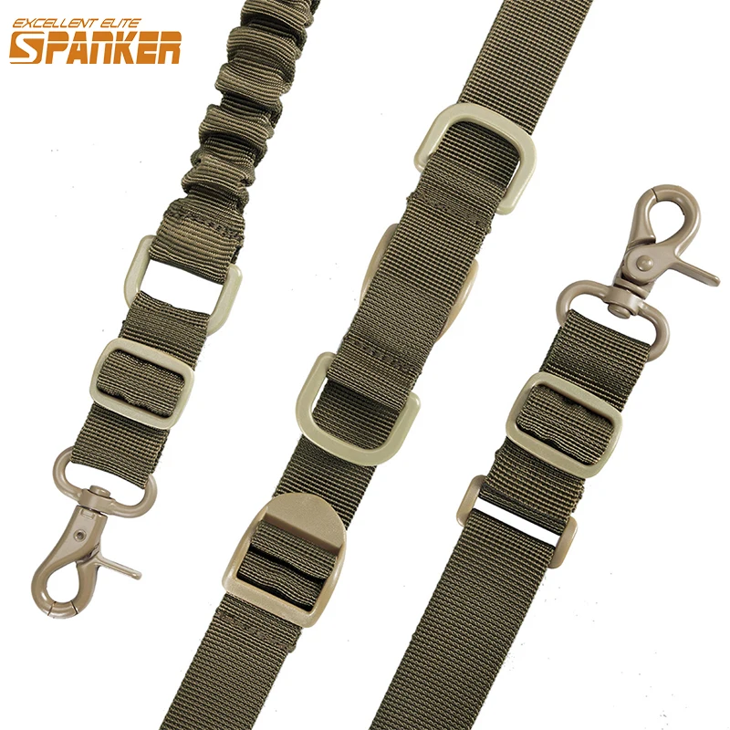 Eslinga táctica bípode elástica ajustable para rifle, hombro - imagen 5