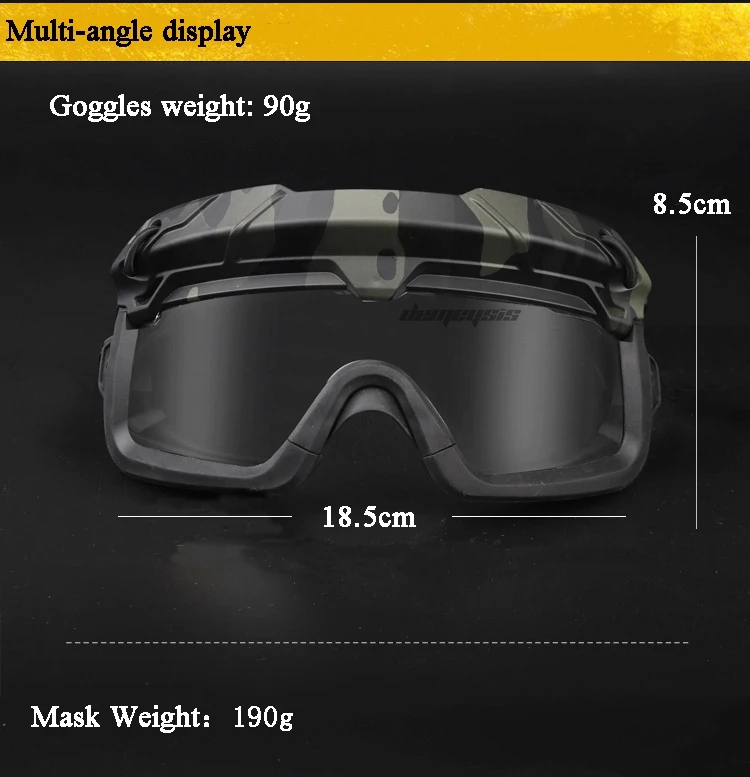 Sistema modular compatible con casco