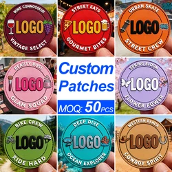 Parche PVC 3D personalizado impermeable velcro coser táctico