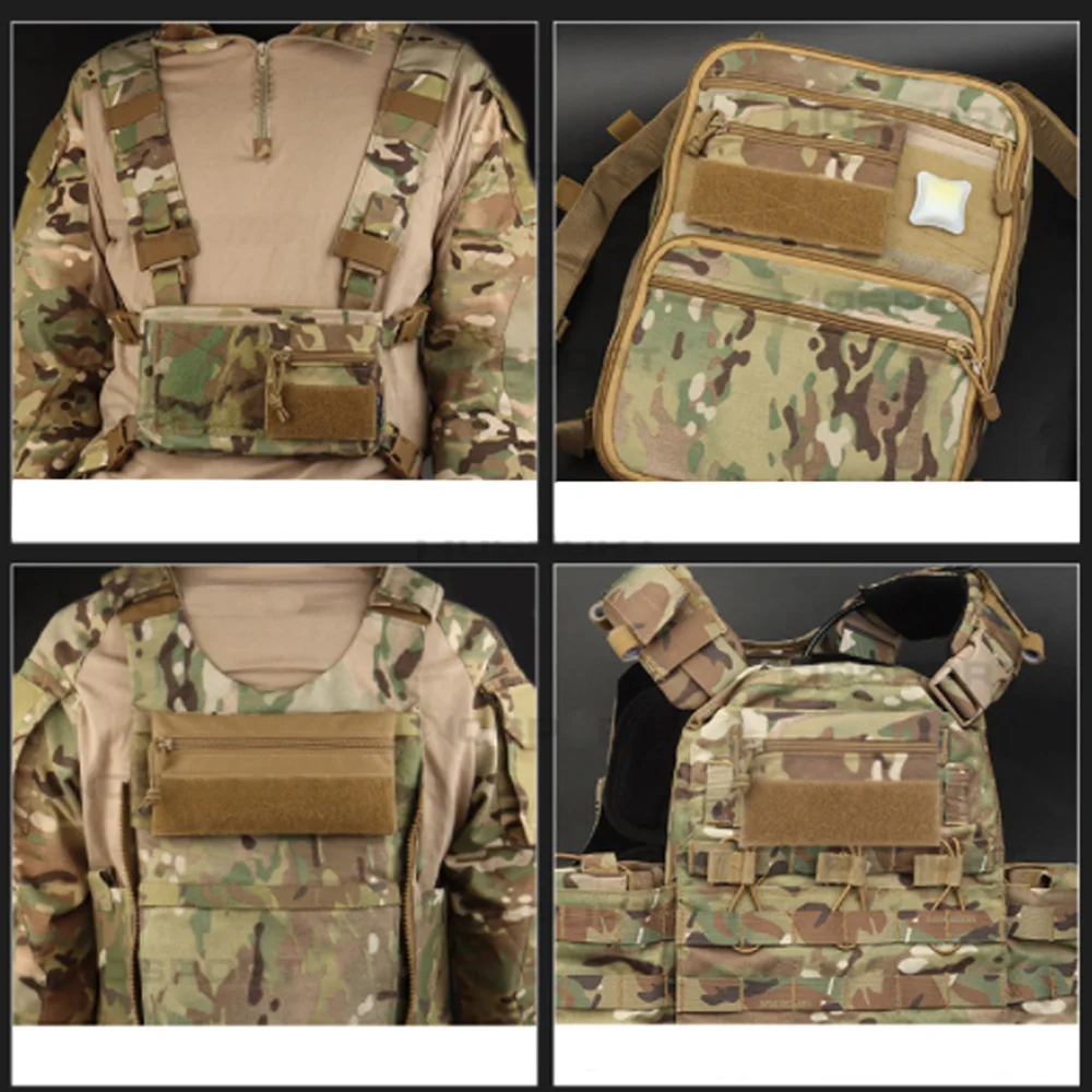 VULPO Bolsa para Parche Táctico - Compatible Chaleco MK3 MK4 - imagen 3