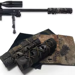 Funda para silenciador de rifle camuflaje resistente al calor