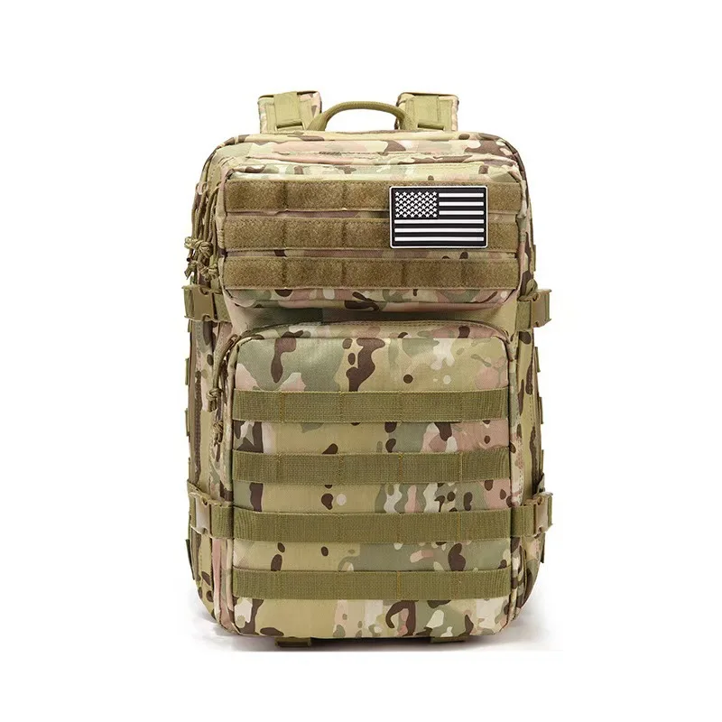 Mochila táctica multifuncional de ataque para outdoor, camuflaje - imagen 5