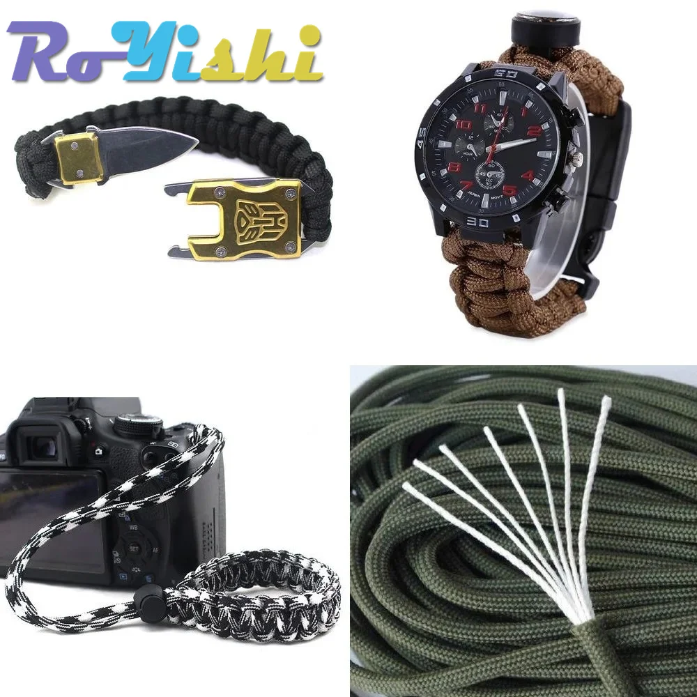 Paracord 550 7 hebras – Cordón paracaídas para escalada y camping - imagen 3