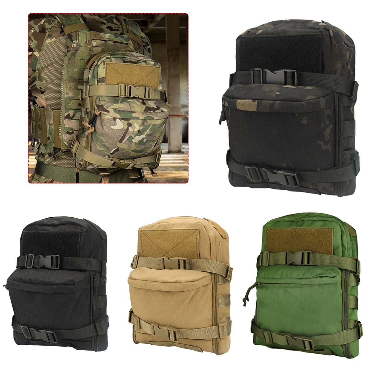 Mochila táctica softback con sistema MOLLE