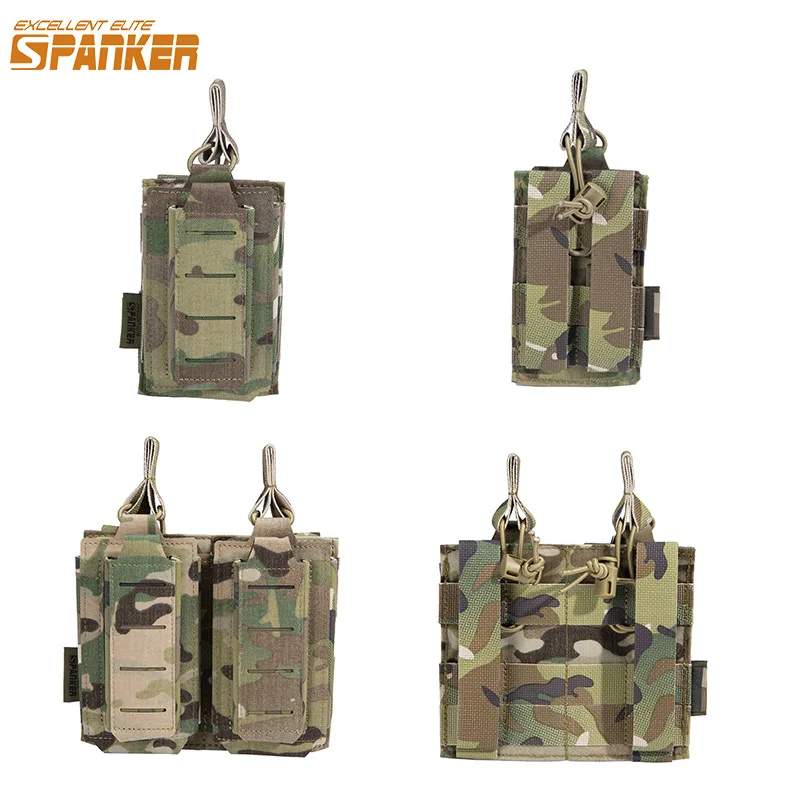 Bolsa táctica MOLLE para revistas – doble rifle/pistola - imagen 3
