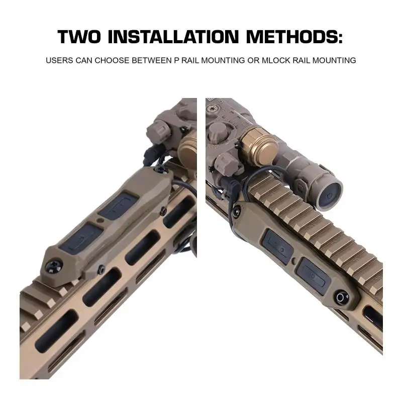 Poseidon Defense interruptor táctico botón Picatinny M-LOK Scout Light - imagen 2