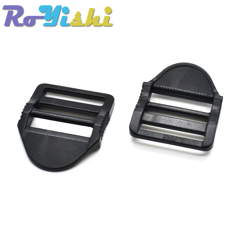 Hebillas deslizantes de cierre plástico para mochilas y correas negras - imagen 4