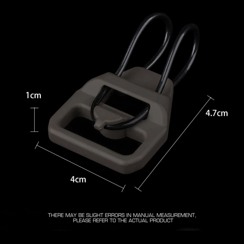 Hebilla táctica de liberación rápida en forma U para airsoft y paintball - imagen 4