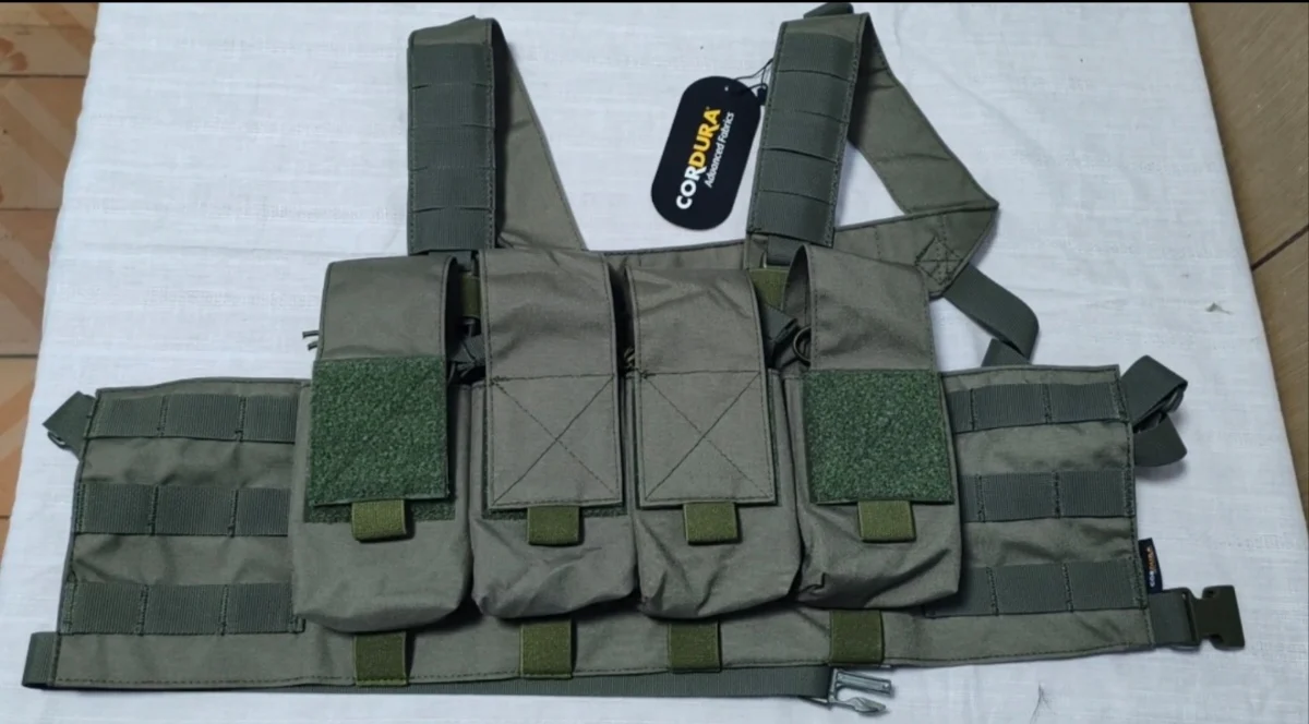 CQ-81 Patrol chaleco táctico MOLLE para cargadores RG Ranger Green