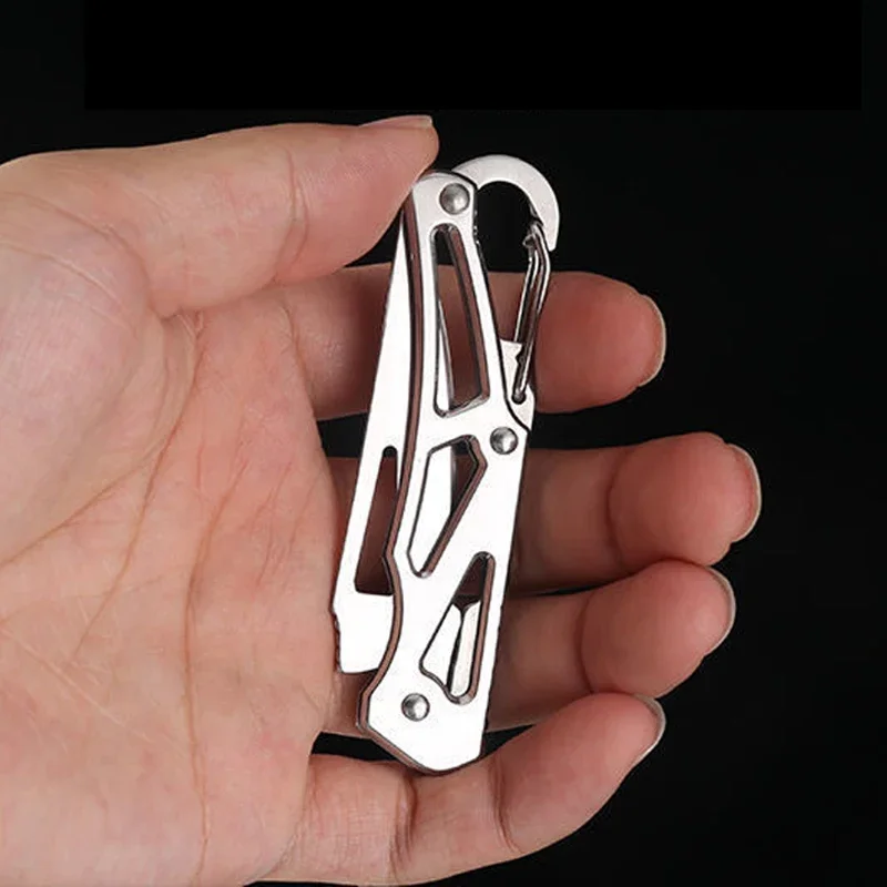 Vista del cuchillo para exteriores plegable