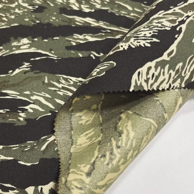 Tela Oxford 1000D de Camuflaje Tigre con Revestimiento PU - imagen 2