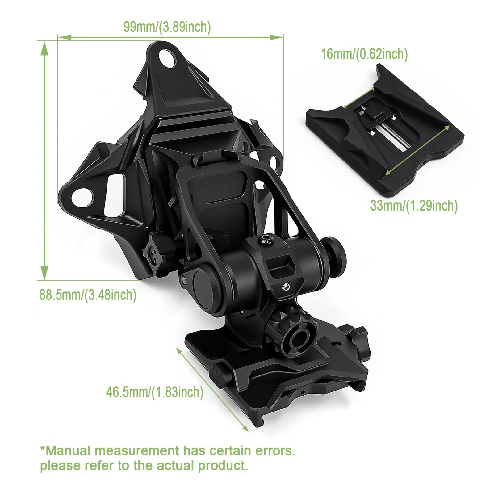 Soporte de casco NVG SOTAC de perfil bajo para PVS-31/18/15/14 - imagen 4