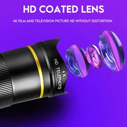 Monocular táctico para observación al aire libre con zoom