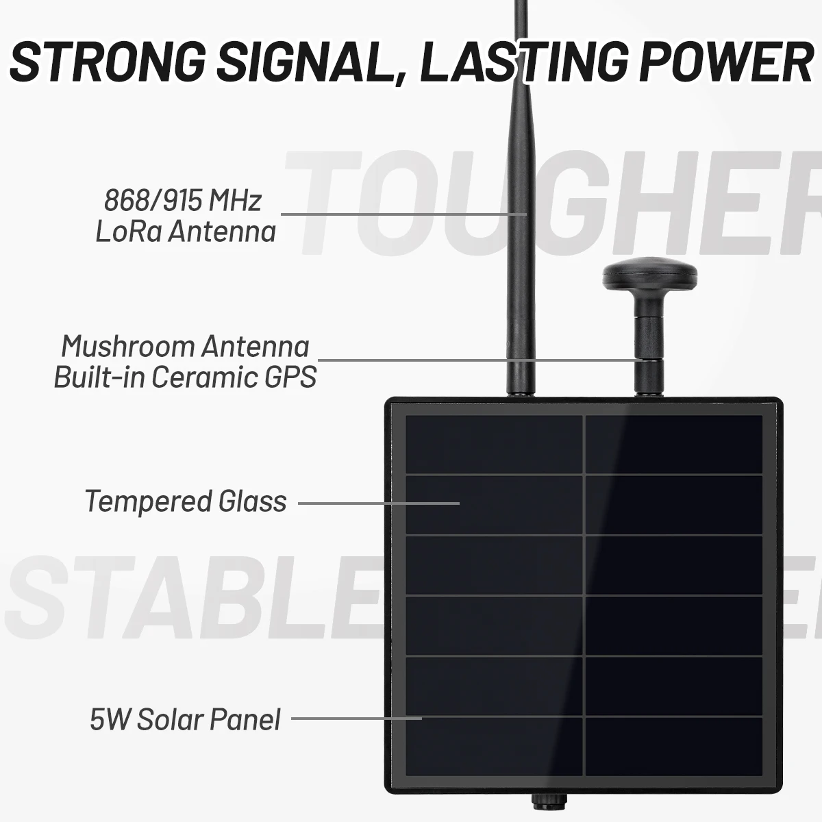 Heltec Nodo LoRa solar con GPS y antena para monitorización remota - imagen 2
